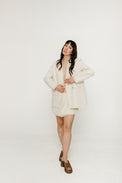 Ernestina Mini Skirt Cream Women's Bottoms Skirt Tach Clothing