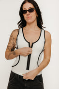 Irane T-Shirt White Women's Tops SKFK
