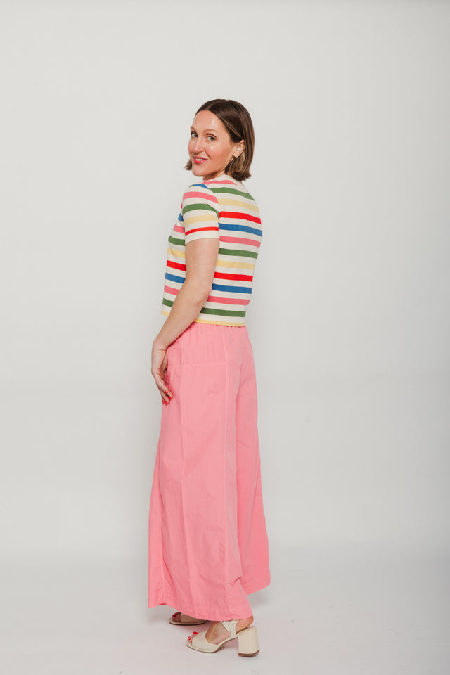 Med Stripes Zowie R Tee Multicolor Women's Tops Thinking Mu