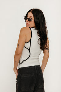 Irane T-Shirt White Women's Tops SKFK