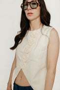 Ileana Linen Blouse Women's Tops Tach Clothing