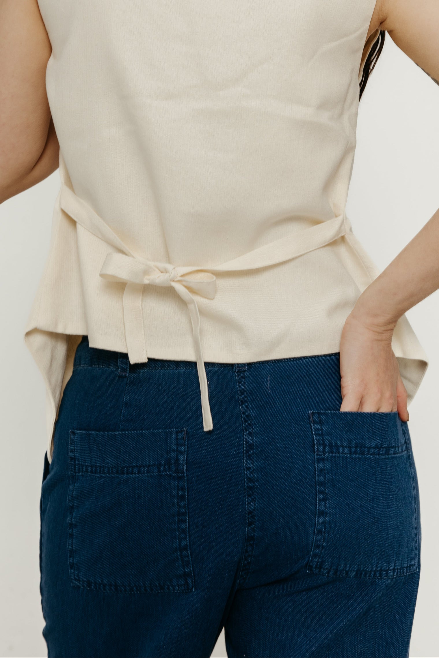 Margate Relaxed Trouser Denim Women's Bottoms Bibico