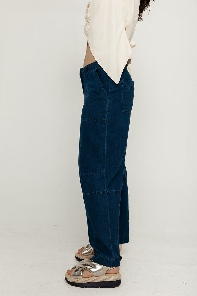 Margate Relaxed Trouser Denim Women's Bottoms Bibico