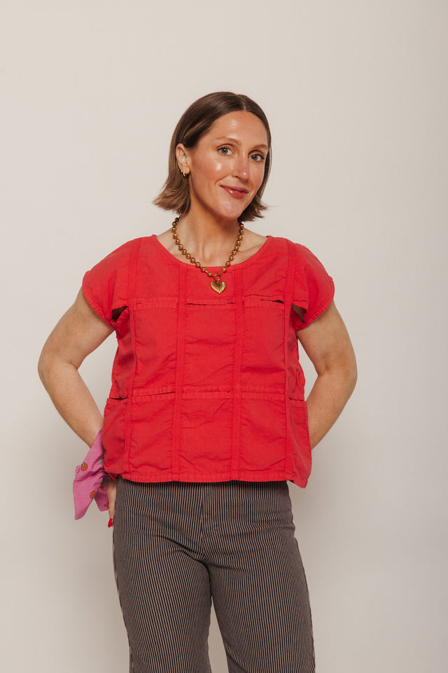 Crosswind Top Framboise Women's Tops Prairie Underground