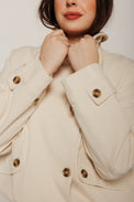 Pannacota Norma Jacket Ecru Women's Tops Outerwear Thinking Mu