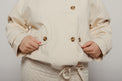 Pannacota Norma Jacket Ecru Women's Tops Outerwear Thinking Mu