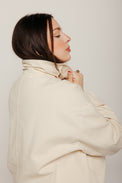 Pannacota Norma Jacket Ecru Women's Tops Outerwear Thinking Mu