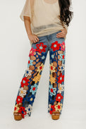 Lisandra Hand Knitted Denim Women's Bottoms Tach Clothing