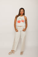 Micco Remake Tapered White Women's Bottoms Moussy Denim