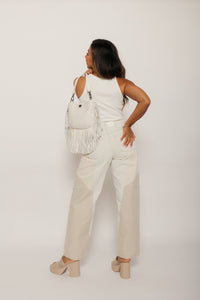Blurry Cherry Harriet Top White Women's Tops Thinking Mu