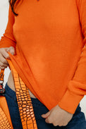 Iradi Sweater Red Tile Women's Tops SKFK