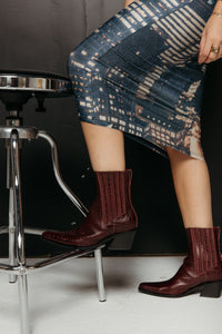Hillary Merlot Women's Boots Heels Intentionally Blank