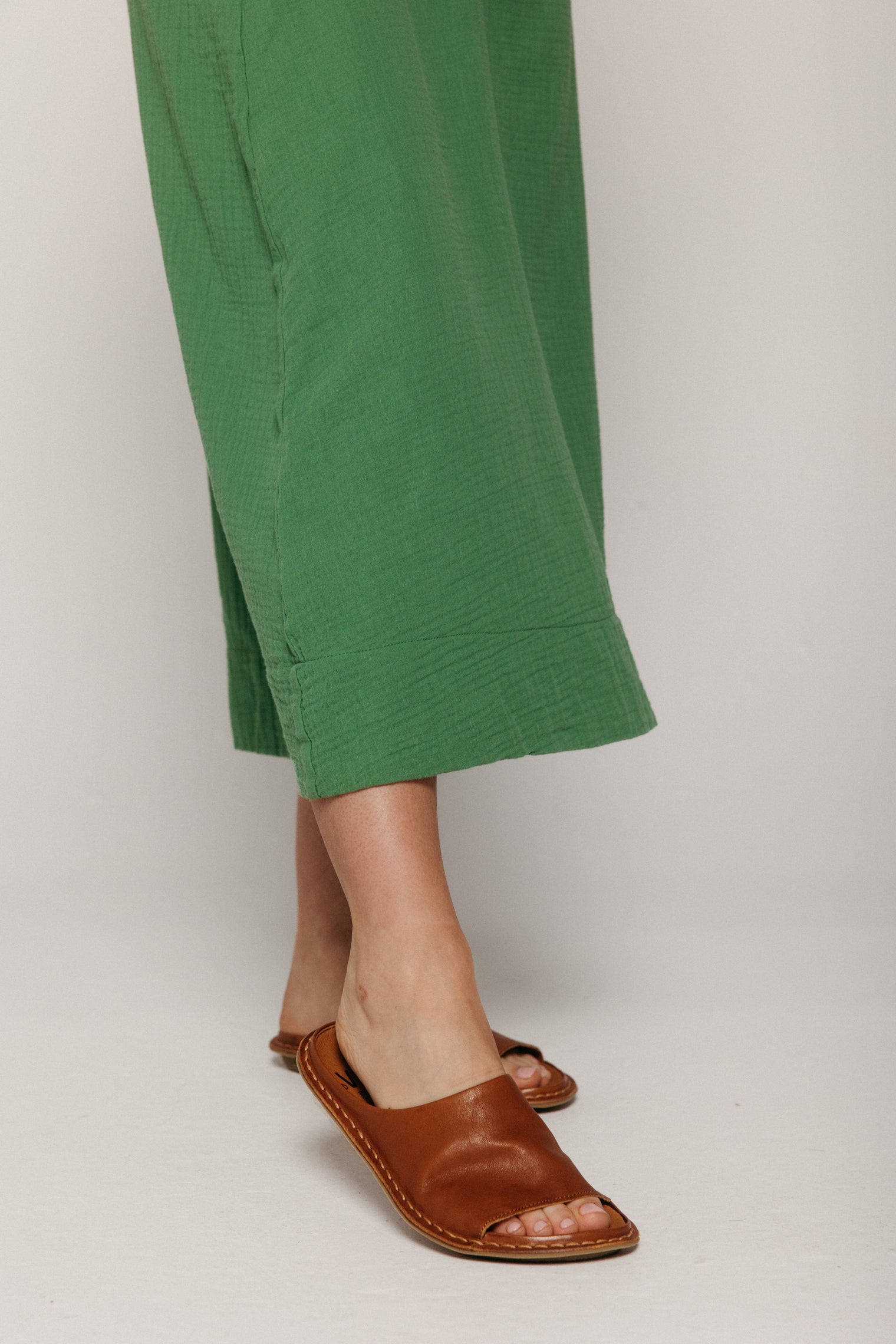 Saint Tropez Leather Cognac Brown Women's Shoes VIBAe