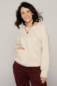 Cruel Summer Sweatshirt Ivory Women's Tops Prairie Underground