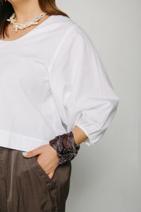 Renee White Women's Tops Beaumont Organic