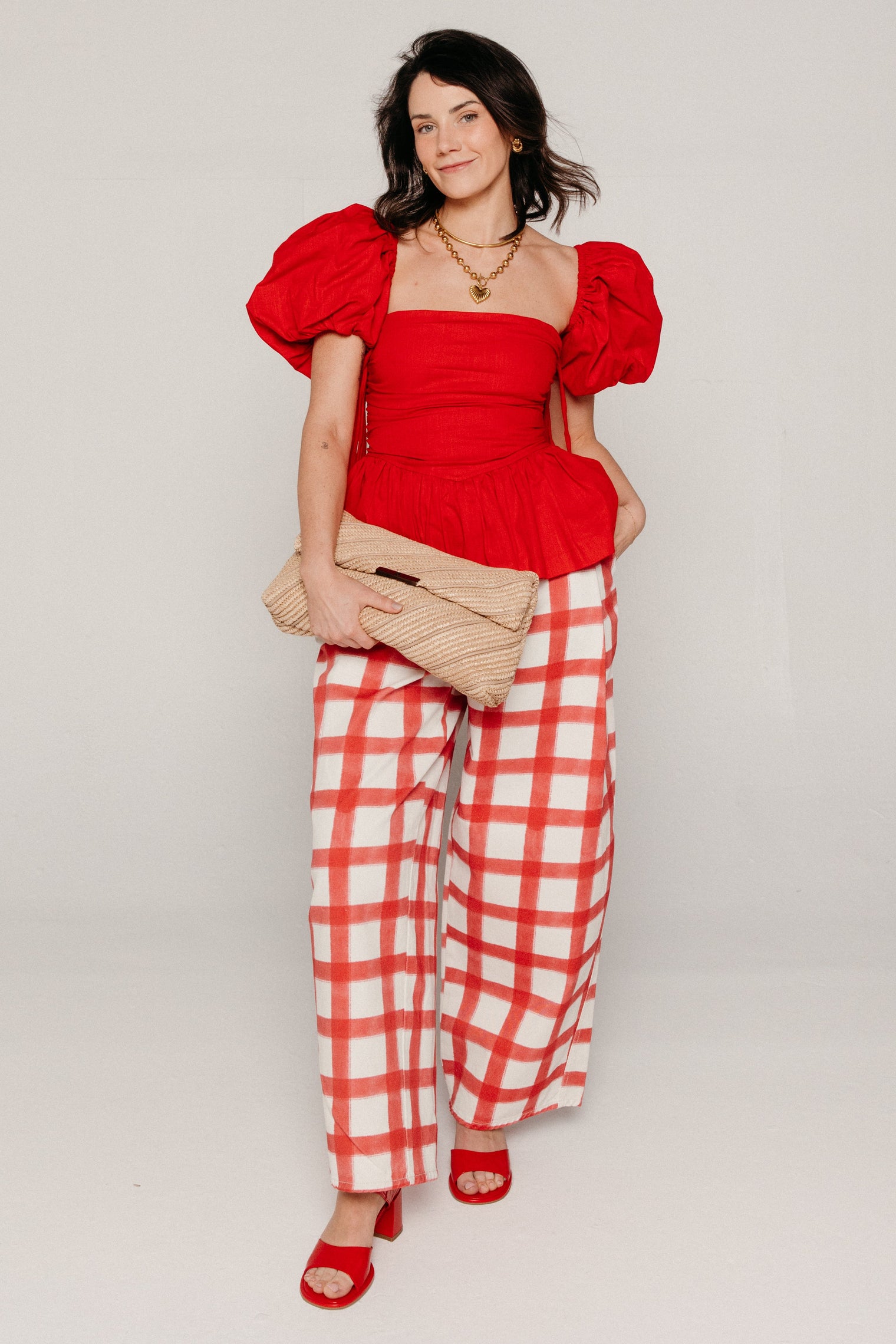 Balloon Jean Cherry Confetti Women's Bottoms Sixxta