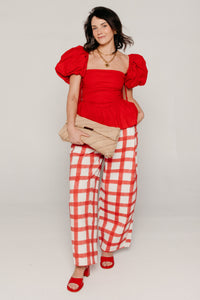Balloon Jean Cherry Confetti Women's Bottoms Sixxta