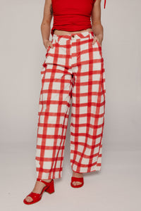 Balloon Jean Cherry Confetti Women's Bottoms Sixxta