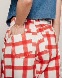 Balloon Jean Cherry Confetti Women's Bottoms Sixxta