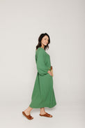 Henrietta Palm Green Women's Dresses Beaumont Organic