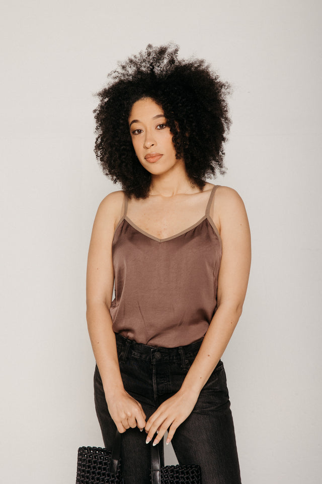 Shine On Cocoa Women's Tops Prairie Underground
