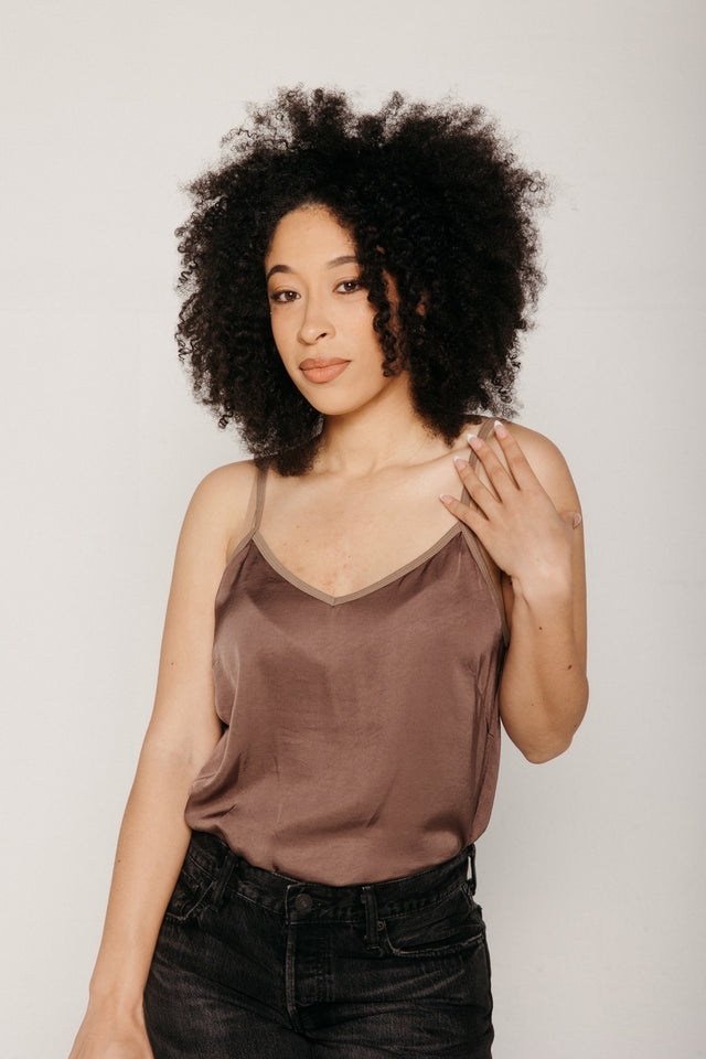 Shine On Cocoa Women's Tops Prairie Underground
