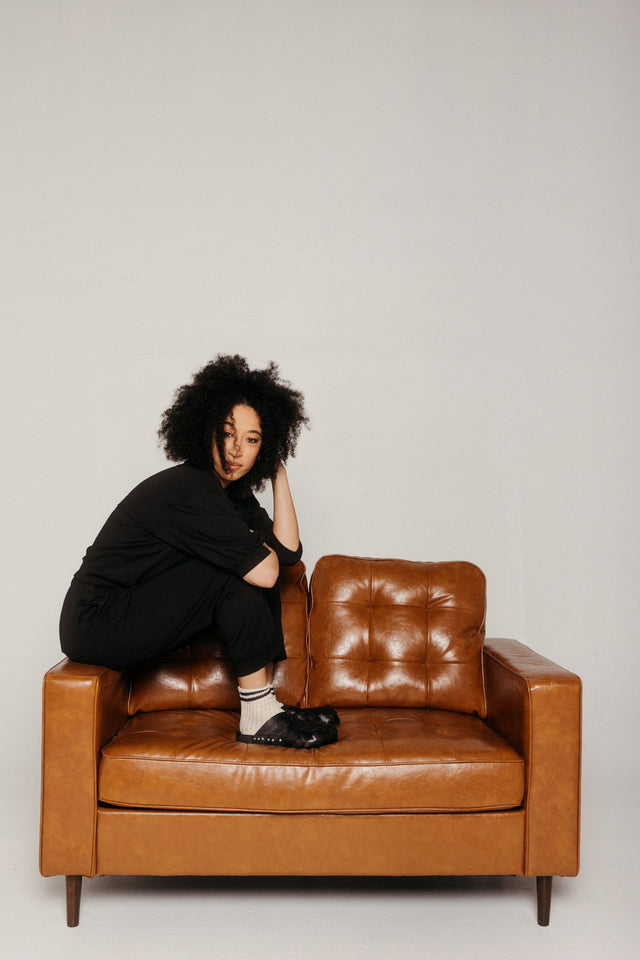 Crop Jogger Black Women's Bottoms MILA