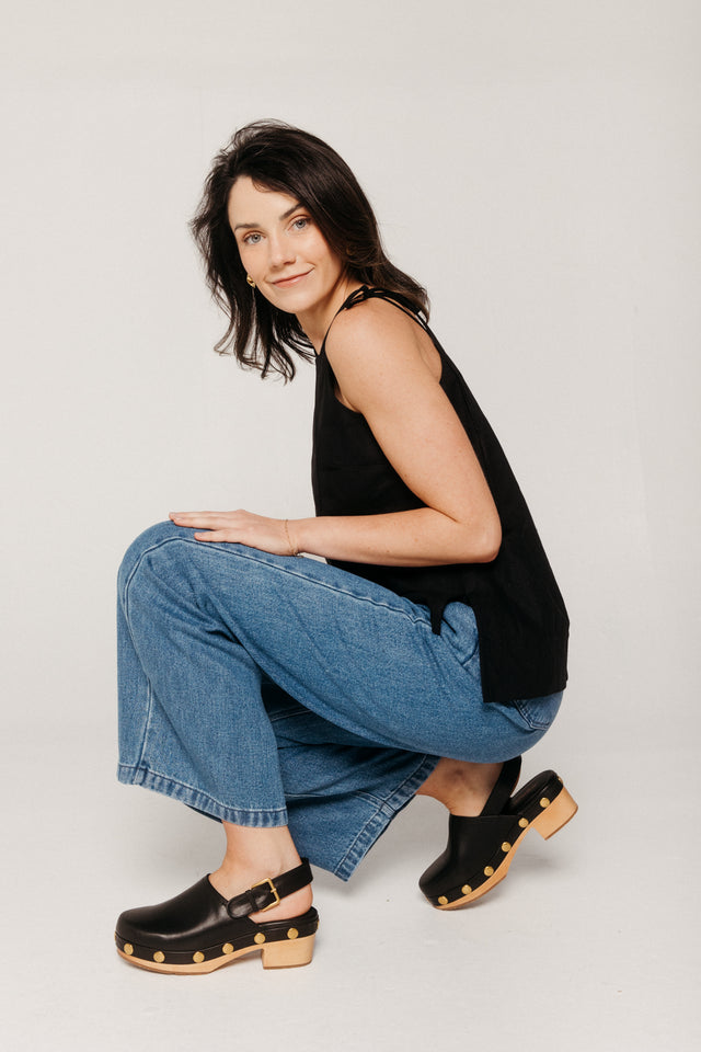 Jona Black Women's Shoes Platforms Charlotte Stone