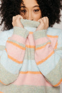Lizze Sweater Pink Stripe Women's Tops Little Lies