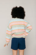 Lizze Sweater Pink Stripe Women's Tops Little Lies