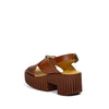 Womens platform sandal Plia Juno Brown by 4CCCCEES