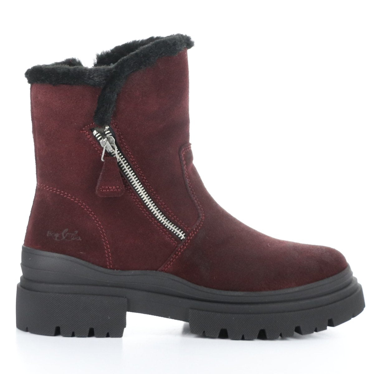 Rocky Mulberry/Black Women's Boots Bos & Co    