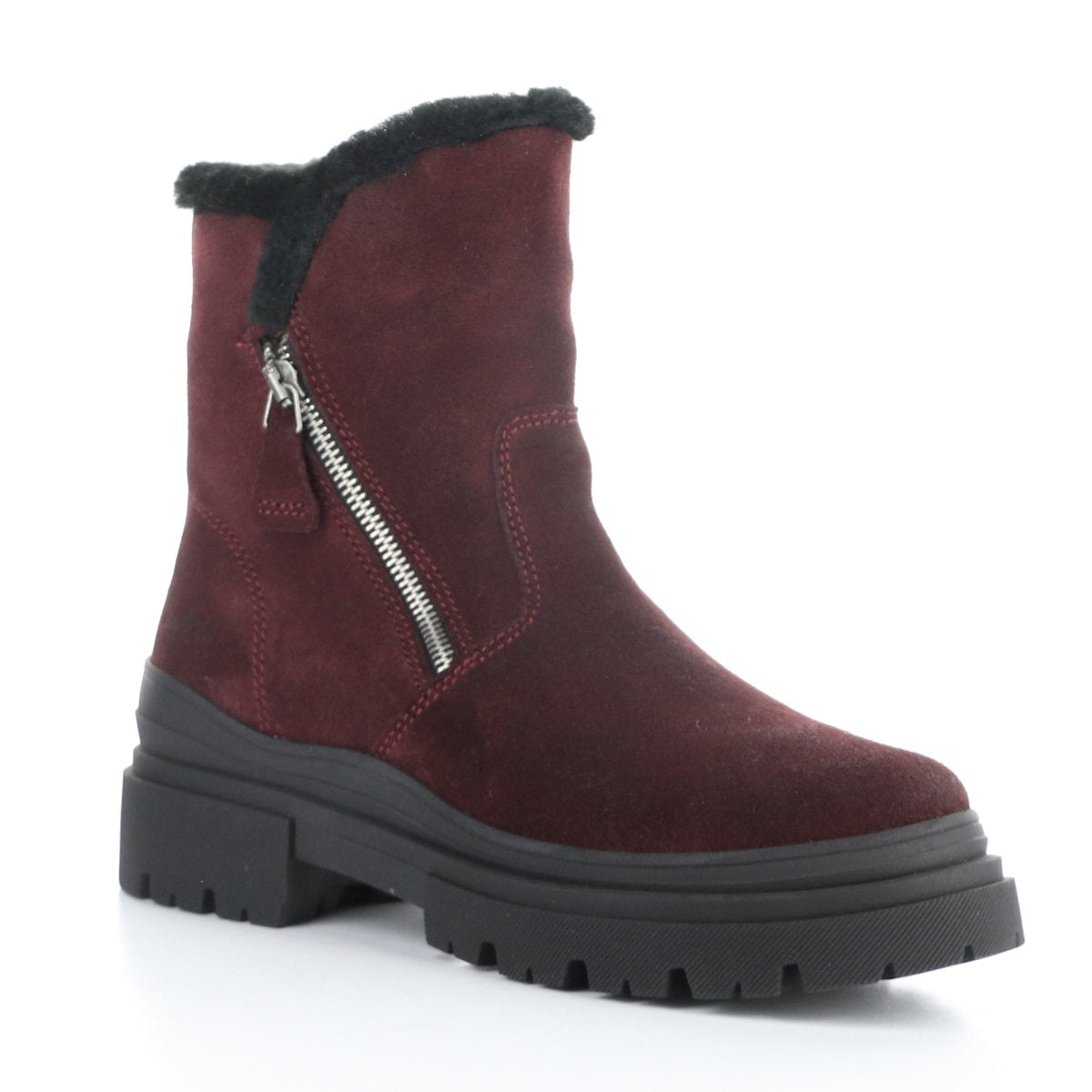 Rocky Mulberry/Black Women's Boots Bos & Co    