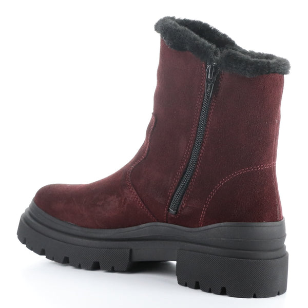 Rocky Mulberry/Black Women's Boots Bos & Co    