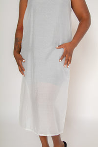 Scaly Dress White