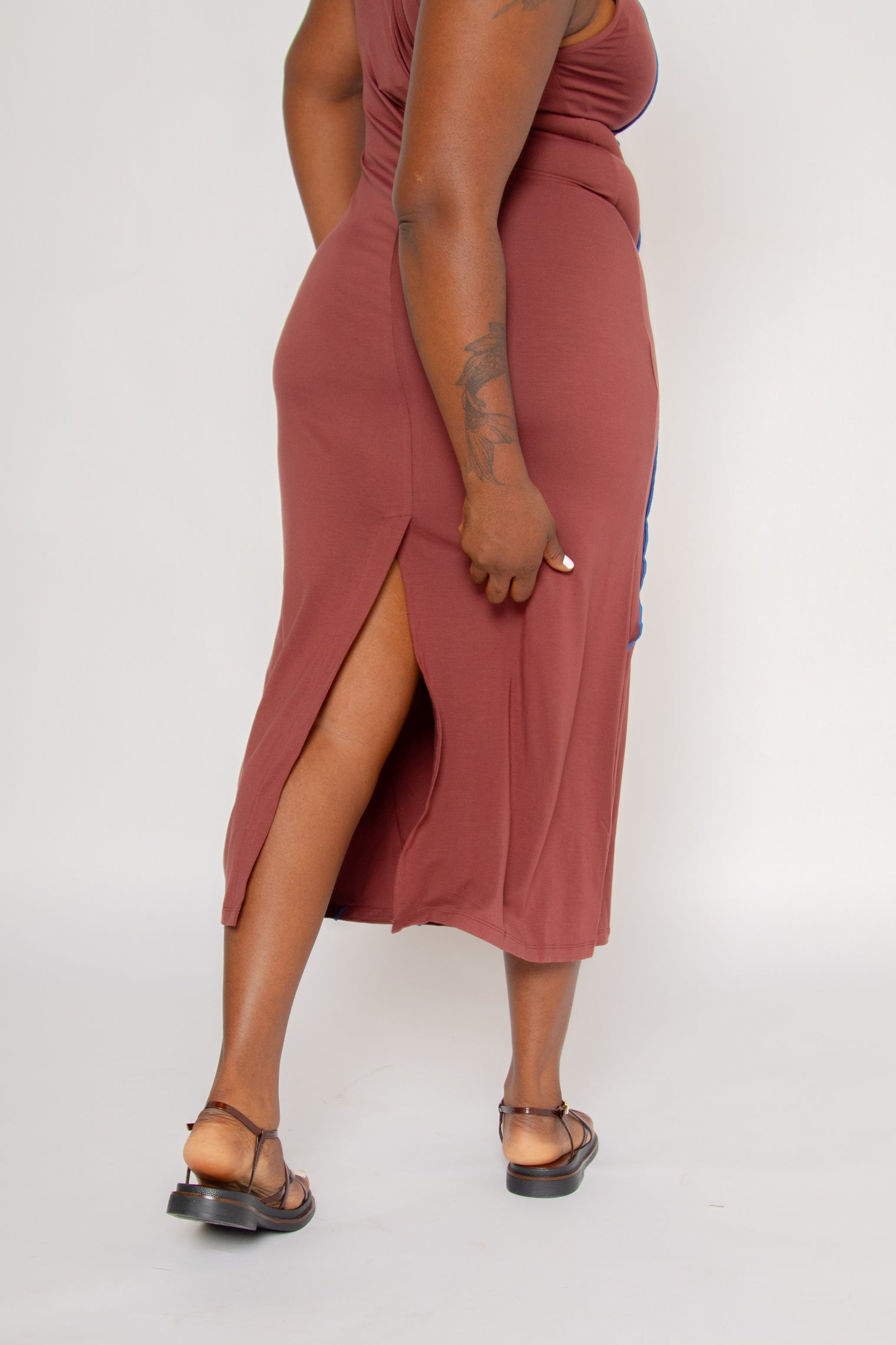 Faten Dress Rust