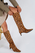 Seville Cheetah Women's Boots Heels Intentionally Blank