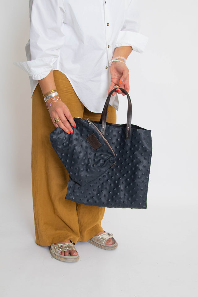 Pebble Navy Gifts + Accessories Bags All Black