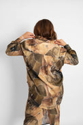 Wide Shirt Print Women's Tops Cossac