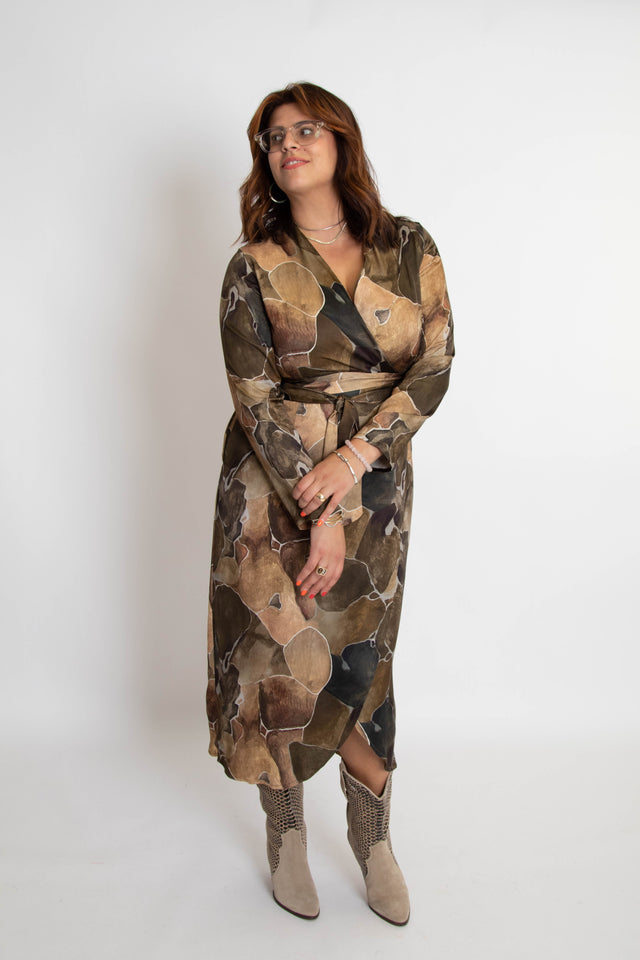 Wrap Dress Print Women's Dresses Cossac