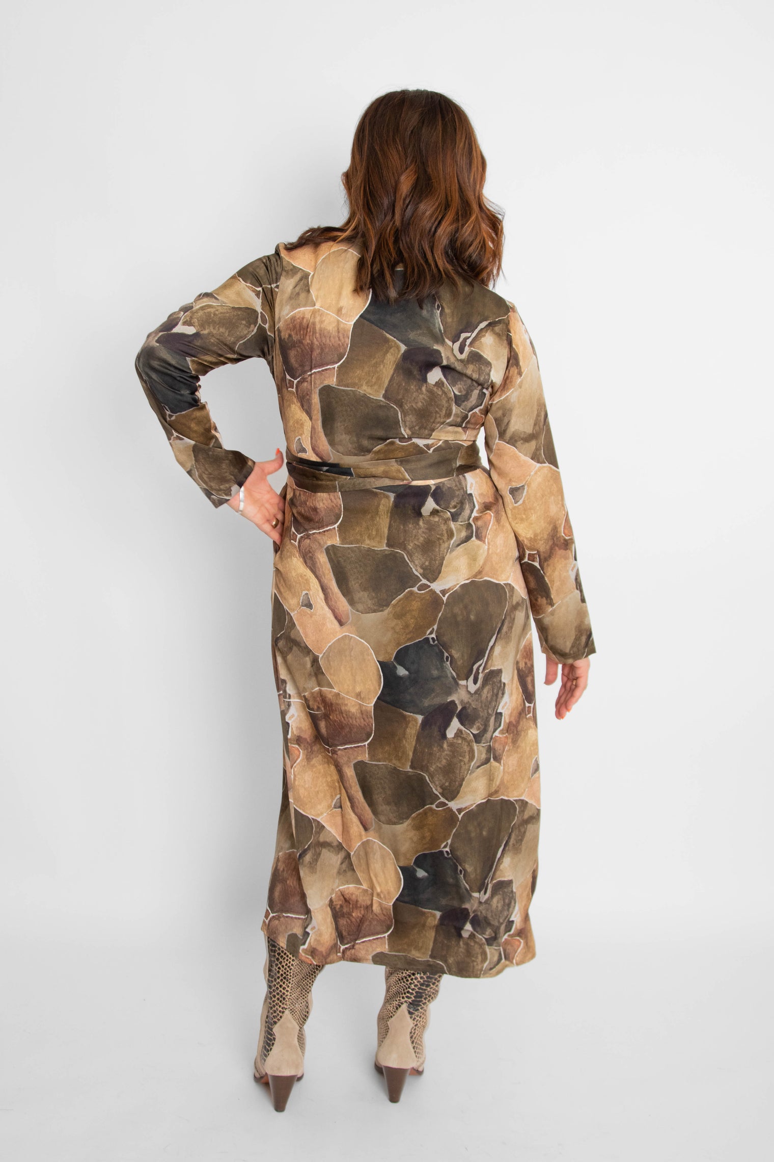 Wrap Dress Print Women's Dresses Cossac
