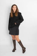 Mini Skirt Black Women's Bottoms Skirt Cossac