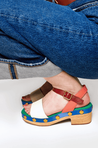 Allie Bondi Women's Sandals Platforms Charlotte Stone