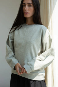 Hattie Grey Marl Women's Tops Beaumont Organic