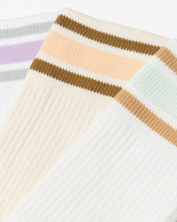 Stripe Crew Sock Desert Multi Pack Gifts + Accessories Socks Oncept