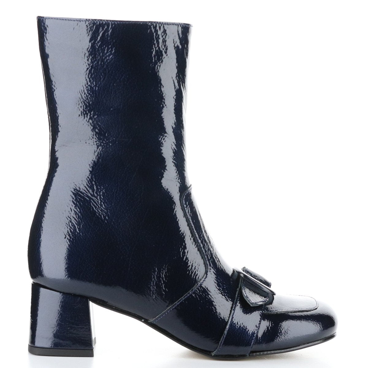 Suir Navy Women's Boots Heels Fly London    