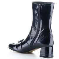 Suir Navy Women's Boots Heels Fly London    