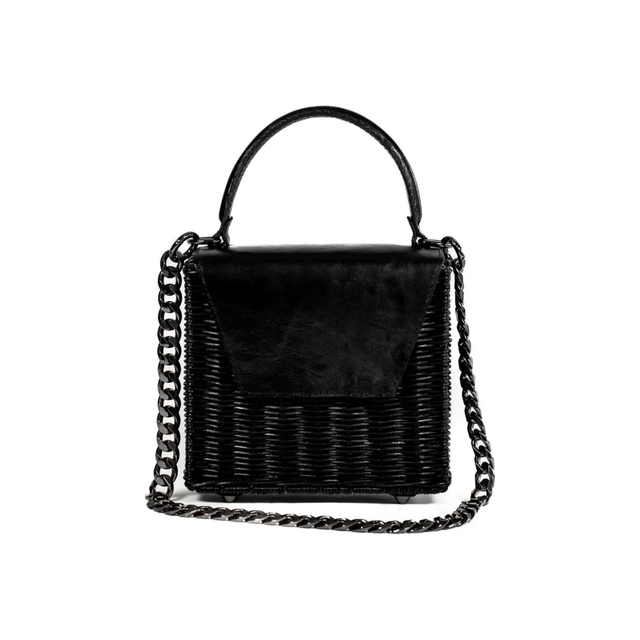 Rattan Box Bag Black Gifts + Accessories Bags Sister Epic    