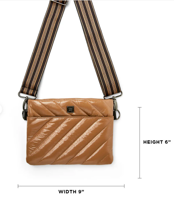 Bum Bag 2.0 Diagonal Glossy Caramel Gifts + Accessories Bags Think Royln    