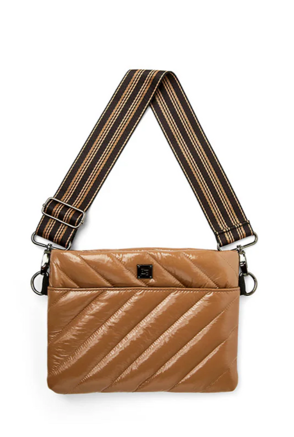 Bum Bag 2.0 Diagonal Glossy Caramel Gifts + Accessories Bags Think Royln    